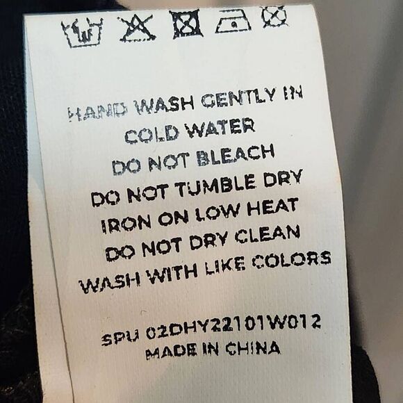 Bloomchic made for curves black dress with metallic gold design belted XL 14-16 - Picture 11 of 11